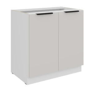 Szafka dolna Como cashmere/biały 80 D 2F BB