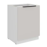 Szafka dolna Como cashmere/biały 60 D 1F BB