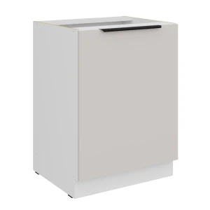 Szafka dolna Como cashmere/biały 60 D 1F BB