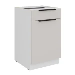 Szafka dolna Como cashmere/biały 50 D 1F 1S BB