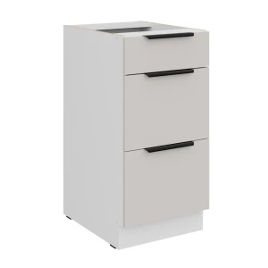 Szafka dolna Como cashmere/biały 40 D 3S BB