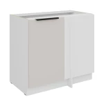 Szafka dolna narożna Como cashmere/biały 105 ND 1F BB