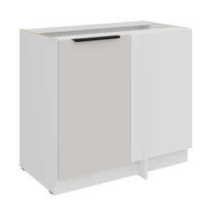 Szafka dolna narożna Como cashmere/biały 105 ND 1F BB