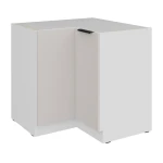 Szafka dolna narożna Como cashmere/biały 90x90 DN 2F BB