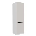 Zabudowa lodówki Como cashmere/biały 60 LO-210 2F