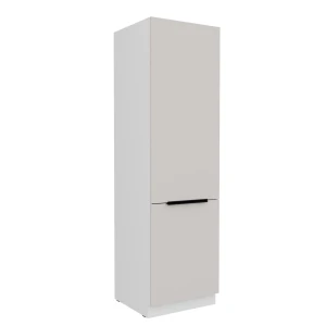 Zabudowa lodówki Como cashmere/biały 60 LO-210 2F