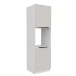 Zabudowa piekarnika Como cashmere/biały 60 DP-210 2F