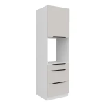 Zabudowa piekarnika Como cashmere/biały 60 DPS-210 3S 1F