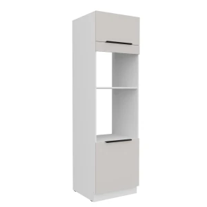 Zabudowa piekarnika i mikrofali Como cashmere/biały 60 DPM-210 2F