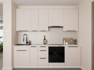 Zestaw mebli kuchennych Como cashmere/biały 250 cm