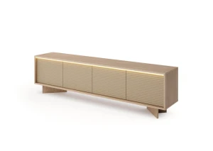 Stolik rtv Semi 204 4D cappuccino/ bolivar naturalny