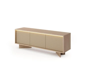 Stolik rtv Semi 154 3D cappuccino/ bolivar naturalny