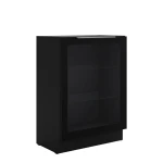 Szafka dolna witryna 60 DW 1F BB czarny/czarny