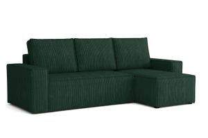 Narożnik z funkcją spania Mokka 240x142 zielony Zoom 10