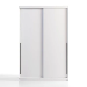 Szafa przesuwna Aura Box 140/215 cm szuflady - biały