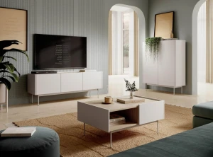 Zestaw mebli do salonu Color cashmere+dąb linea