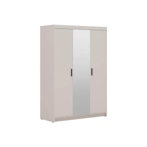 Szafa z lustrem Elena 3D1L 133 cm beż piaskowy
