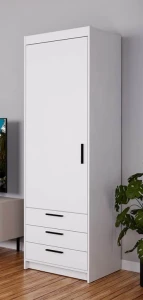 Szafa Elena 1D3S 60cm biały