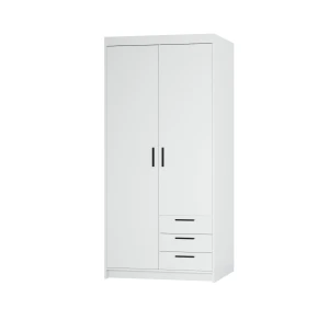 Szafa Elena 2D3S 90cm biały