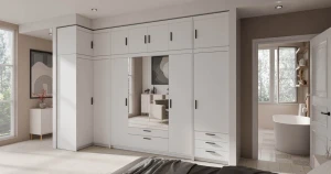 Zestaw narożny szaf Elena 334x98 cm biały