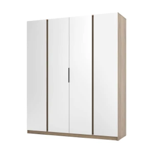 Szafa Kaja 4L 200cm dąb evoke/czarny
