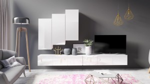 Meblościanka Calabrini 20 biały połysk