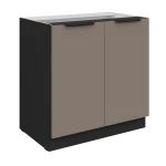 Szafka dolna Aria sandgrau/czarny 80 D 2F BB