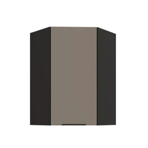 Szafka górna Aria sandgrau/czarny 60x60 GN-90 1F (45°)