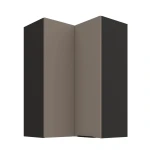 Szafka górna Aria sandgrau/czarny 60x60 GN-90 2F (90°)