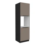 Zabudowa piekarnika Aria sandgrau/czarny 60 DP-210 2F