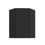 Szafka górna Aria czarny/czarny 60x60 GN-90 1F (45°)