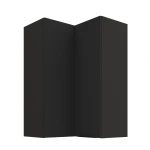 Szafka górna Aria czarny/czarny 60x60 GN-90 2F (90°)