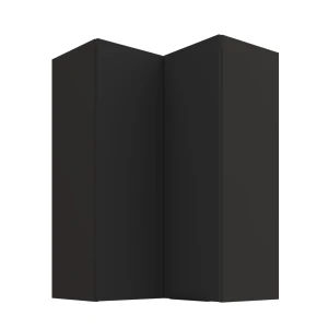 Szafka górna Aria czarny/czarny 60x60 GN-90 2F (90°)