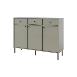 Komoda Tokio 3F3S eucaliptus noga prosta