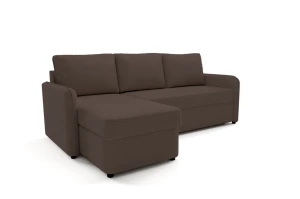 Narożnik z funkcją spania Henry 225x150 brąz Wind 28