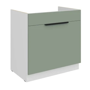Zabudowa zlewu Aria aquamarine/biały 80 ZL 1S BB