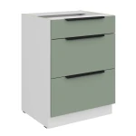 Szafka dolna Aria aquamarine/biały 60 D 3S BB