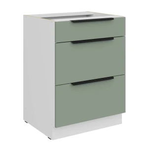 Szafka dolna Aria aquamarine/biały 60 D 3S BB
