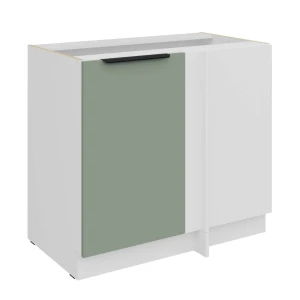 Szafka dolna narożna Aria aquamarine/biały 105 ND 1F BB