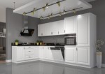Meble kuchenne narożne Stilo biały/biały 1,9m na 3,5m z blatem