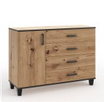 Komoda Pro 02 szuflady dąb artisan